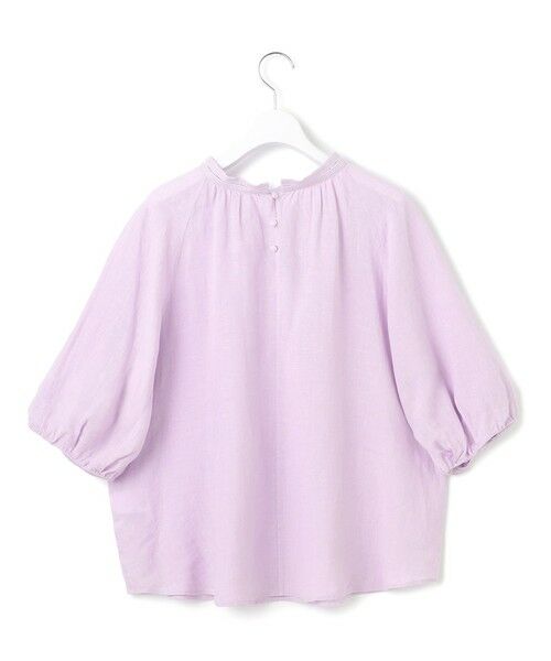 23区 / ニジュウサンク シャツ・ブラウス | 【洗える】LIBECOリネン ボリュームスリーブ ブラウス | 詳細15