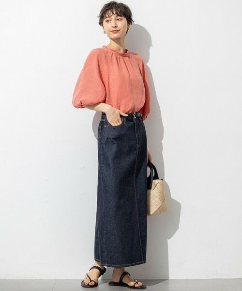 23区 / ニジュウサンク シャツ・ブラウス | 【洗える】LIBECOリネン ボリュームスリーブ ブラウス | 詳細22