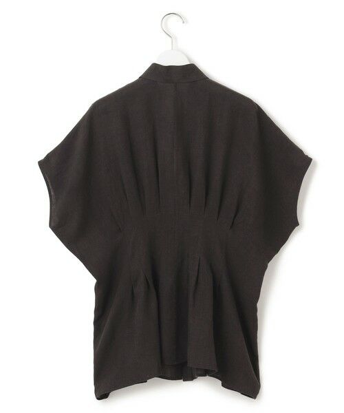 23区　LIBECO LINEN チュニックシャツ　麻100 大きいサイズ 46 23区 LIBECO LINEN チュニックシャツ 麻100 大きいサイズ 46