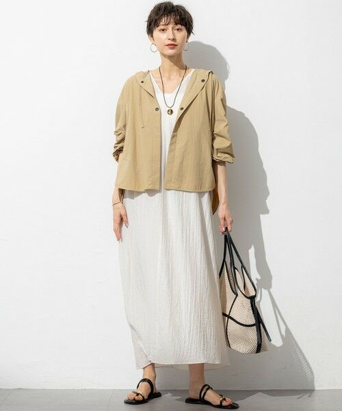 23区 / ニジュウサンク ブルゾン | 【SLOW/一部店舗限定】UVカット/撥水/接触冷感 ナイロンタスランタフタ ライトブルゾン | 詳細5