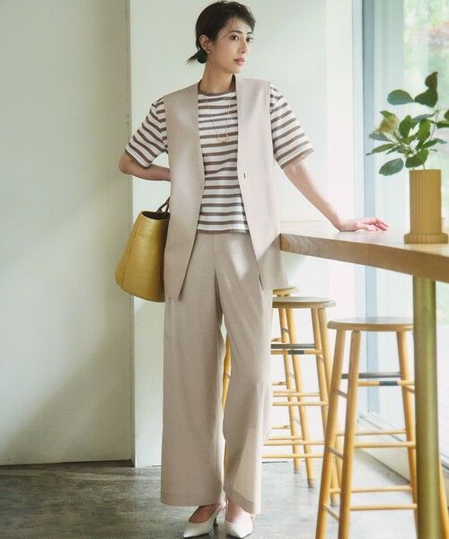 23区 / ニジュウサンク その他アウター | 【洗える】トリアセスラブストレッチ ジレ | 詳細5