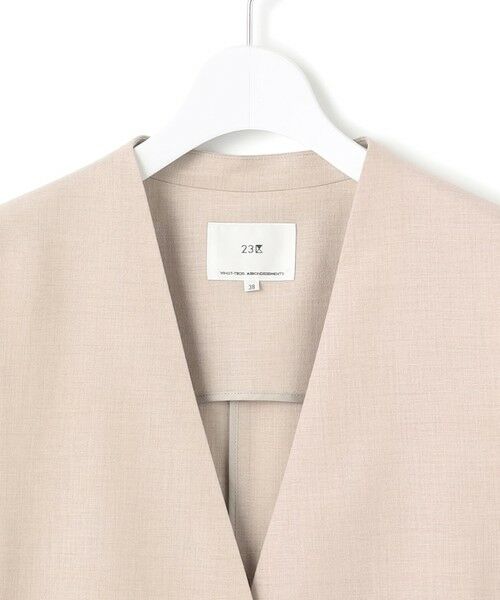 23区 / ニジュウサンク その他アウター | 【洗える】トリアセスラブストレッチ ジレ | 詳細10
