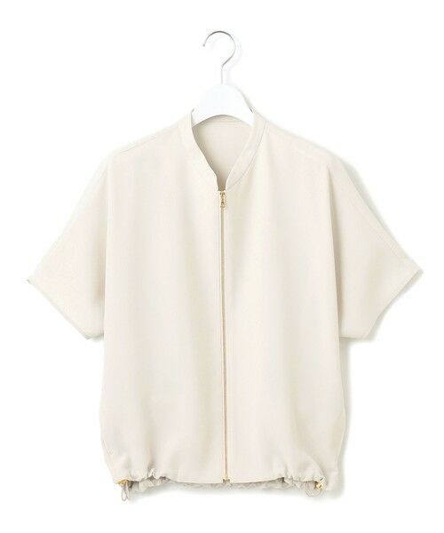 23区 / ニジュウサンク ブルゾン | 【一部店舗限定/吸水速乾/UVカット/接触冷感】ストレッチジョーゼット フレンチスリーブ ブルゾン | 詳細7