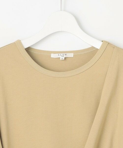 23区 / ニジュウサンク カットソー | 【SLOW/一部店舗限定】ライトツイストコットン サッシュデザイン Tシャツ | 詳細9