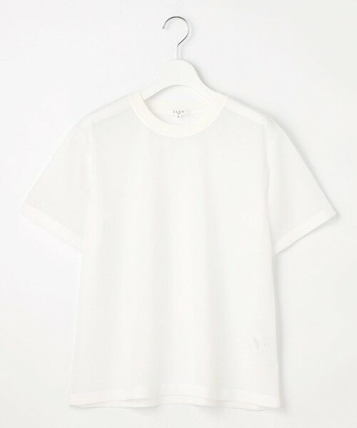 23区 / ニジュウサンク カットソー | 【SLOW/一部店舗限定】シースルートリコット シアー Tシャツ | 詳細3