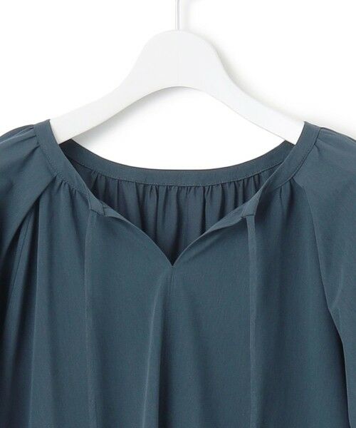 23区 / ニジュウサンク カットソー | 【洗える】クリアトリコットジャージー ギャザーデザイン カットソー | 詳細9