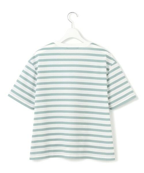 23区　カットソー セール】 【洗える】シアーフライスボーダー Tシャツ