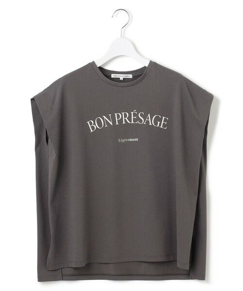 23区 / ニジュウサンク カットソー | 【接触冷感/洗える】BON-PRESAGE ロゴ フレンチスリーブ Tシャツ | 詳細14