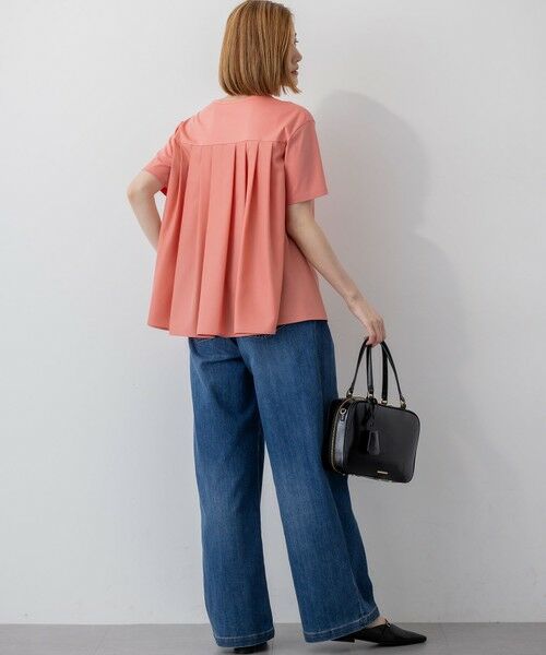 23区 / ニジュウサンク カットソー | 【汗じみ防止/洗える】スムースデザイン バックフレア カットソー | 詳細17