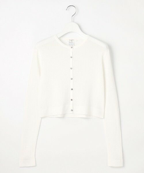 23区 / ニジュウサンク カーディガン・ボレロ | 【SLOW/一部店舗限定】シアーサマー リブ カーディガン | 詳細4