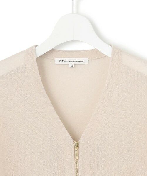 23区 / ニジュウサンク ブルゾン | 【洗える】ライトシアーニット ブルゾン | 詳細20