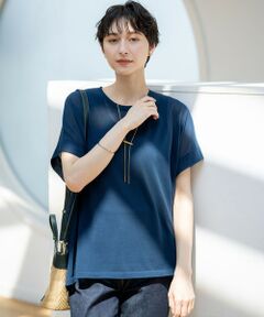 23区 / ニジュウサンク ニット・セーター | 【洗える】ライトシアー ハーフスリーブ ニット