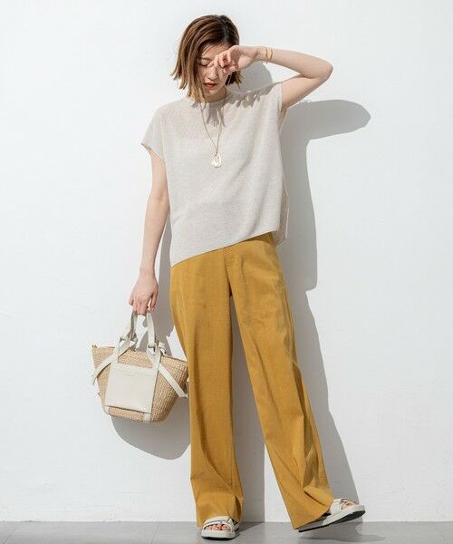 23区 / ニジュウサンク ニット・セーター | 【洗える】シャイニーシアー オーバーサイズ ニット | 詳細1