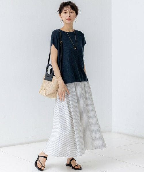 23区 / ニジュウサンク ニット・セーター | 【洗える】シャイニーシアー オーバーサイズ ニット | 詳細10