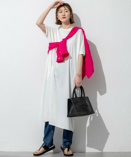 23区 / ニジュウサンク ロング・マキシ丈ワンピース | 【SLOW/一部店舗限定】MVSコットン T ワンピース | 詳細1