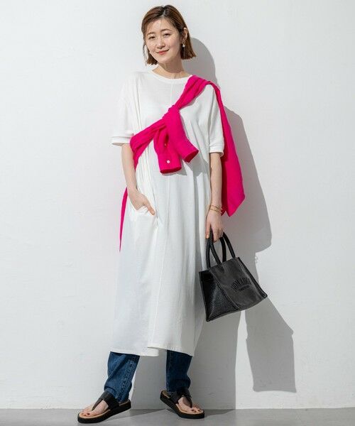 セール】 【SLOW/一部店舗限定】MVSコットン T ワンピース