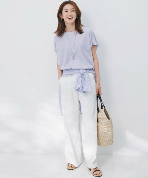 23区 / ニジュウサンク その他パンツ | 【吸水速乾/UVカット/洗える】ボディシェルドライオックス ベイカー パンツ | 詳細1