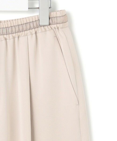 23区 / ニジュウサンク その他パンツ | 【Oggi9月号掲載/撥水加工】スムースサテン タック ワイド パンツ | 詳細14