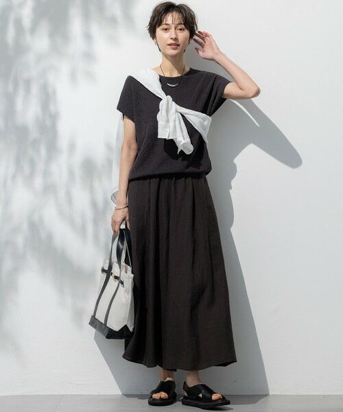 23区 / ニジュウサンク その他パンツ | 【洗える】LIBECOリネン ガウチョ パンツ | 詳細4