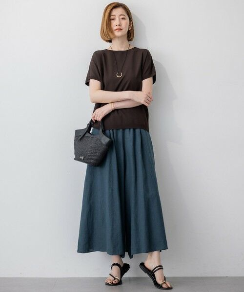 23区 / ニジュウサンク その他パンツ | 【洗える】LIBECOリネン ガウチョ パンツ | 詳細11