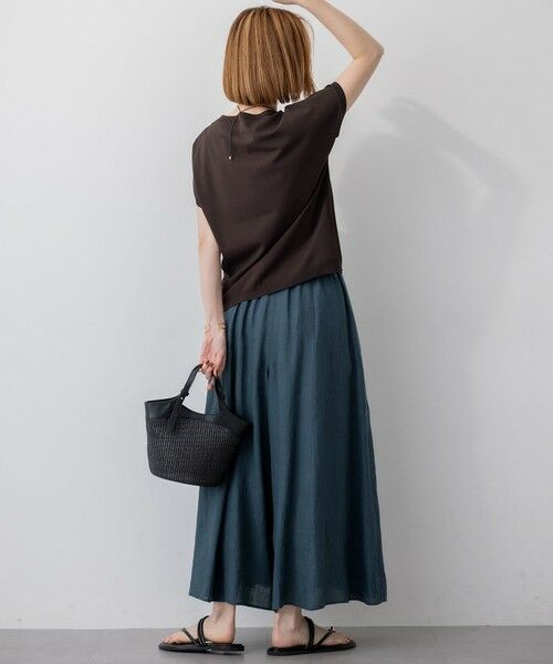 23区 / ニジュウサンク その他パンツ | 【洗える】LIBECOリネン ガウチョ パンツ | 詳細12