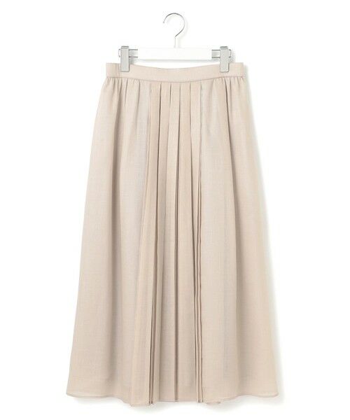 23区 / ニジュウサンク ミニ・ひざ丈スカート | 【洗える】ソフトシアーフィルム タック スカート | 詳細8