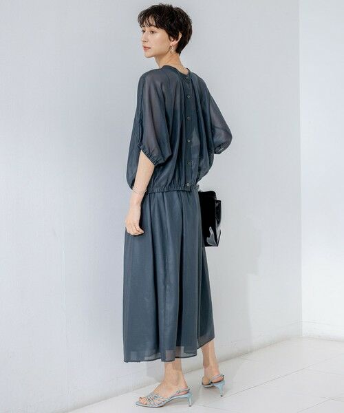 23区 / ニジュウサンク ミニ・ひざ丈スカート | 【洗える】ソフトシアーフィルム タック スカート | 詳細21