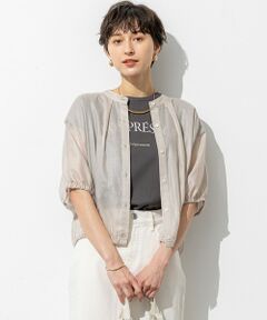 23区 / ニジュウサンク シャツ・ブラウス | 【洗える】ソフトシアーフィルム コンパクト ブラウス