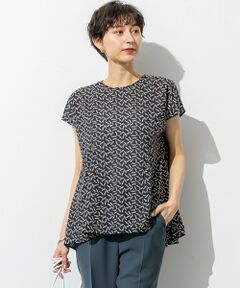セール】 【洗える】バンドカラー シアー シャツ （シャツ