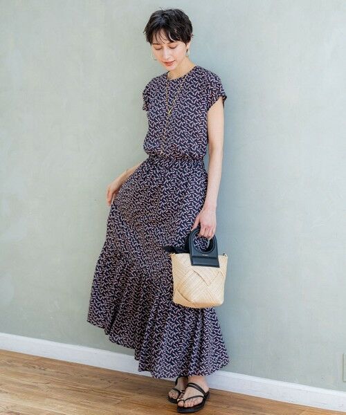 23区 / ニジュウサンク シャツ・ブラウス | 【洗える】エスパドリーユ プリント ブラウス | 詳細4