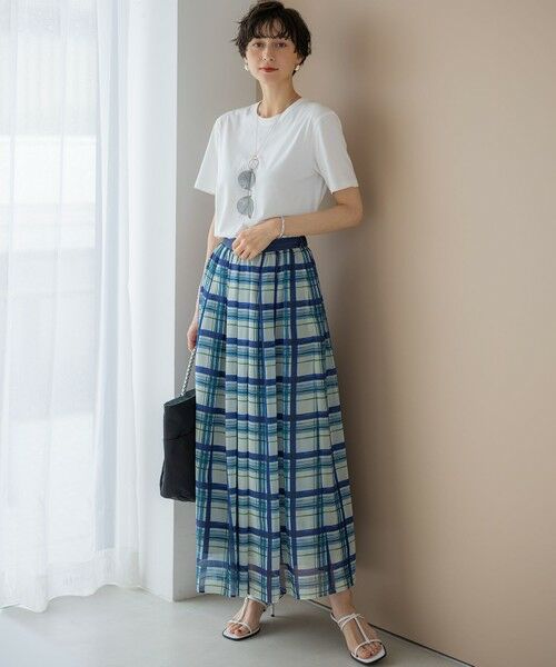 23区 / ニジュウサンク カットソー | 【洗える】コンパクトヤーン スムース Tシャツ | 詳細1