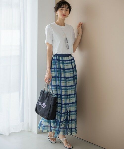 23区 / ニジュウサンク カットソー | 【洗える】コンパクトヤーン スムース Tシャツ | 詳細2