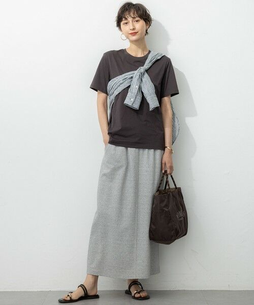 23区 / ニジュウサンク カットソー | 【洗える】コンパクトヤーン スムース Tシャツ | 詳細13