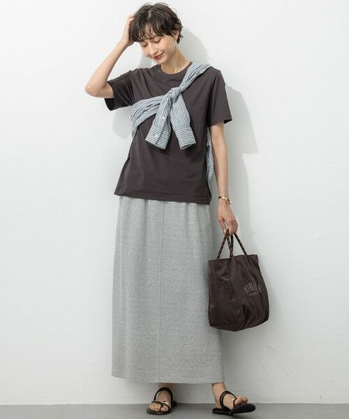 23区 / ニジュウサンク カットソー | 【洗える】コンパクトヤーン スムース Tシャツ | 詳細14