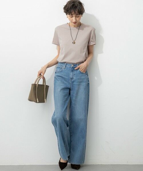 23区 / ニジュウサンク カットソー | 【洗える】コンパクトヤーン スムース Tシャツ | 詳細17