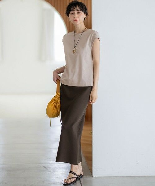 23区 / ニジュウサンク カットソー | 【洗える】コンパクトヤーン フレンチスリーブ Tシャツ | 詳細20