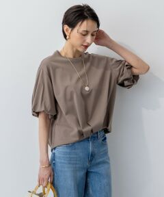 23区 / ニジュウサンク カットソー | 【WEB&一部店舗限定/接触冷感】ツイストコットンプレーティング バルーンスリーブ カットソー
