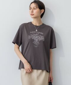 23区 / ニジュウサンク カットソー | 【洗える】JANE PACKERコラボ フラワー刺繍 Tシャツ
