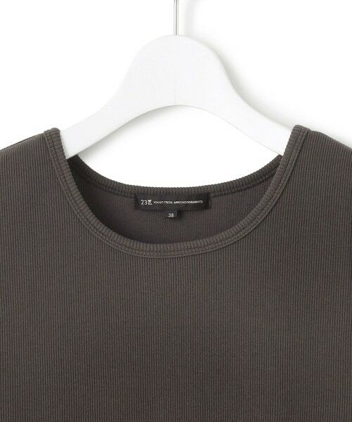 23区 / ニジュウサンク ロング・マキシ丈ワンピース | 【Oggi8月号掲載/洗える】ニットレイヤード ワンピース | 詳細18