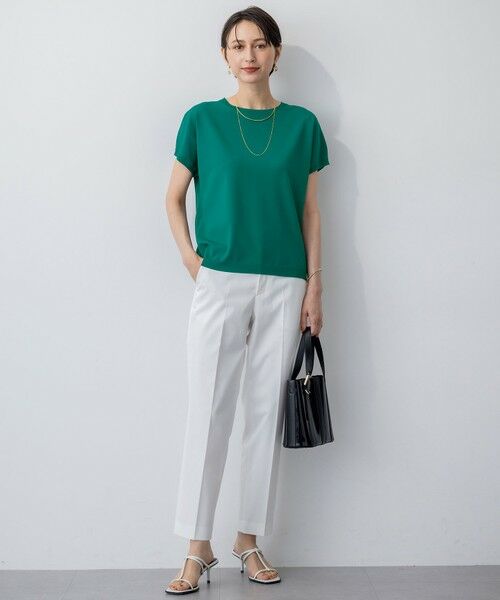 23区 / ニジュウサンク その他パンツ | 【UVケア/洗える】コンパクトクロス テーパード パンツ | 詳細3