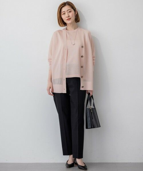 23区 / ニジュウサンク その他パンツ | 【UVケア/洗える】コンパクトクロス テーパード パンツ | 詳細7