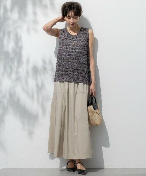 23区 / ニジュウサンク ミニ・ひざ丈スカート | 【接触冷感/撥水加工】ストレッチブロード ギャザースカート | 詳細11