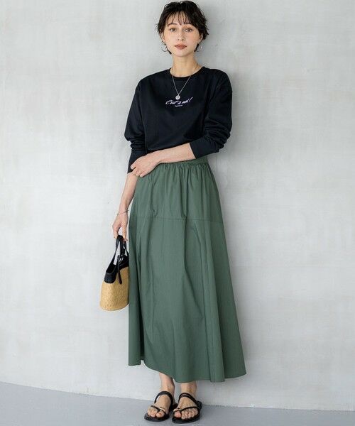 23区 / ニジュウサンク ミニ・ひざ丈スカート | 【接触冷感/撥水加工】ストレッチブロード ギャザースカート | 詳細22