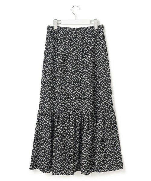 23区 / ニジュウサンク ミニ・ひざ丈スカート | 【洗える】エスパドリーユプリント ティアード スカート | 詳細8