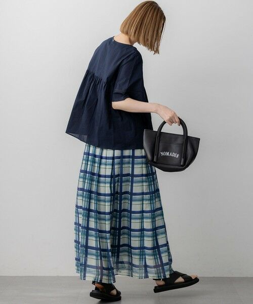 セール】 【WEB&一部店舗限定/洗える】手書き風チェックプリント