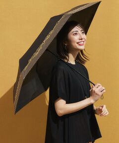 23区 / ニジュウサンク 傘 | 【晴雨兼用/UVカット】ボーダーチェーン柄 折り畳み傘