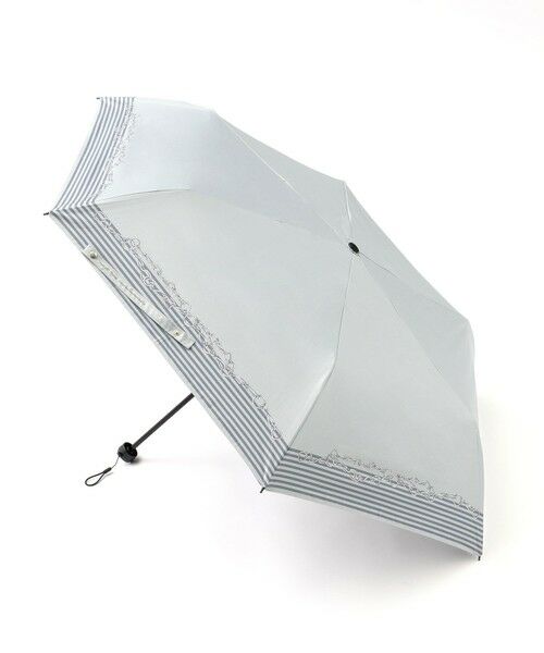 23区 / ニジュウサンク 傘 | 【晴雨兼用/UVカット】ボーダーチェーン柄 折り畳み傘 | 詳細3
