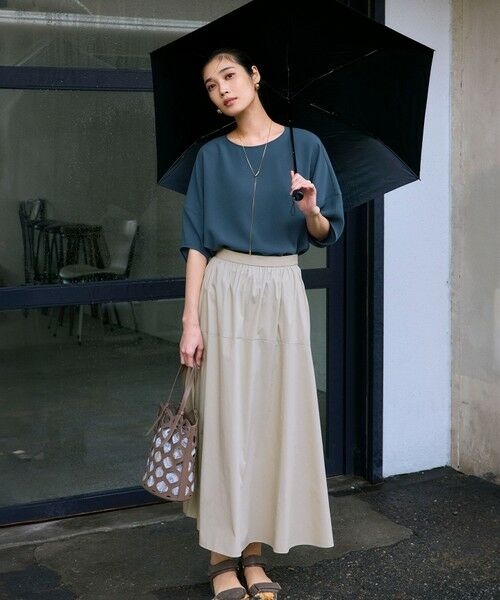 23区 / ニジュウサンク 傘 | 【晴雨兼用/UVカット】ボーダーチェーン柄 折り畳み傘 | 詳細8