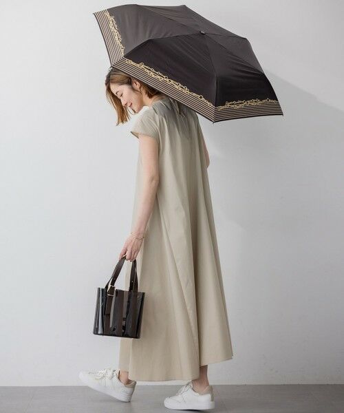 23区 / ニジュウサンク 傘 | 【晴雨兼用/UVカット】ボーダーチェーン柄 折り畳み傘 | 詳細10