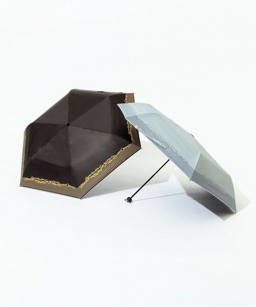 23区 / ニジュウサンク 傘 | 【晴雨兼用/UVカット】ボーダーチェーン柄 折り畳み傘 | 詳細12